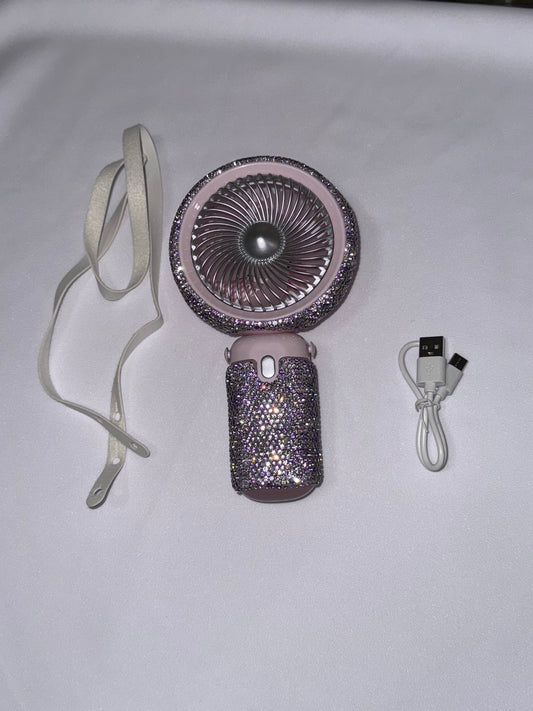 Bling Bling Pink Fan