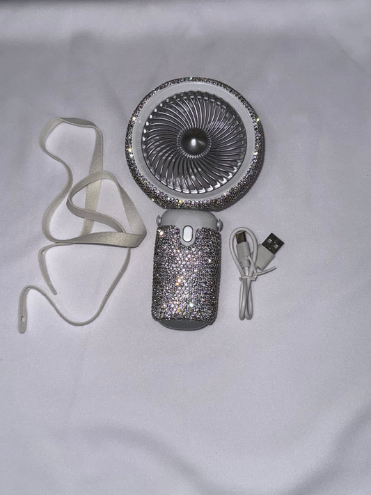 Bling Bling White Fan