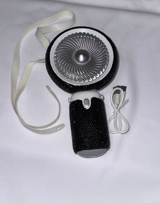 Bling Bling Black Fan